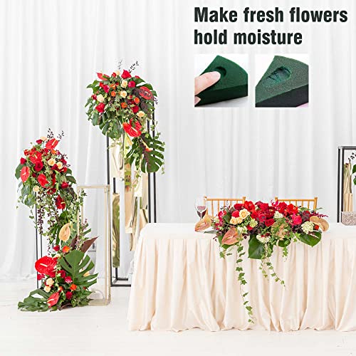 Max Shape Round Floral Foam Blocks,Large Dry Floral Foam for Artificial Flowers,Craft Project,Wedding Aisle Flowers,Arty Decoration 6 Pack (7.87'') - size: 7.87''