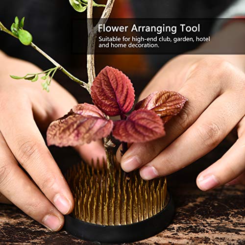 Oumefar Flower Arrangement Decoration Fixing Tool Set Flower Kenzan Iron Wire Scissor Ikebana Kenzan Japanese Flower Holder Tape Kenzan Accessories Kit