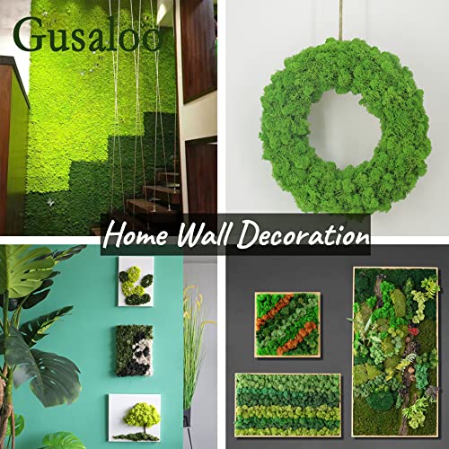 Moss Preserved Moss Natural Fresh Green Moss for Craft Arts Floral Project Wall Decor Table Decor Wedding Centerpieces Garden Artificial Terrariums Decoration - Dark Blue 3.5OZ - color: Darkblue, size: 3.5oz
