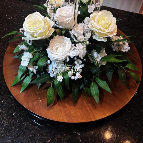 ABAJI Tiny Babys Breath Artificial Flowers Gypsophila Real Touch Flowers for Wedding Party Home Garden Decoration 12 inch in Length Small and Short - color: White, size: 6 PCS