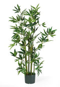 Nearly Natural 4ft Artificial Bamboo Plant Faux Greenery for Indoor Home Office Decor