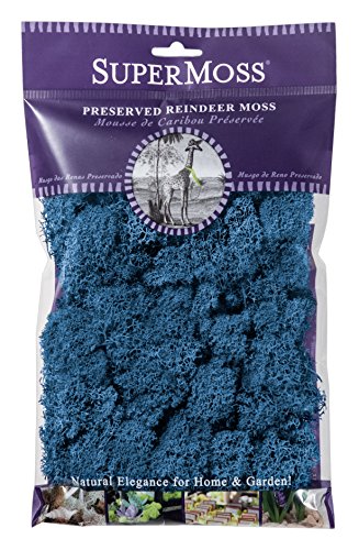 SuperMoss 25128 Moss, 80.75 Cubic inch (in3) Bag (Appx. 2oz), Royal Blue - color: Royal Blue, size: 80.75 cubic inch (in3) Bag (Appx. 2oz)