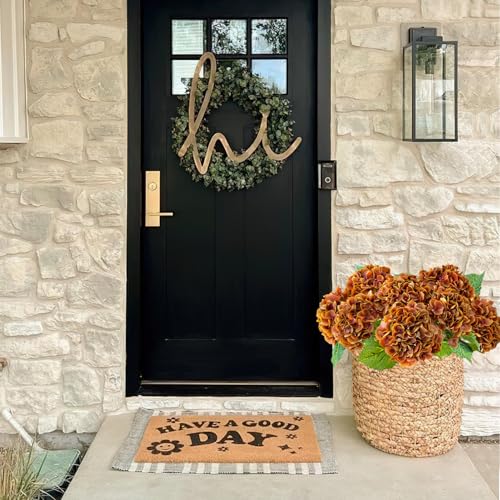 JINWOE Fall Hydrangea Artificial Flowers, 4Pcs 21” Latex Real Touch Flowers, Faux Silk Flowers Fake Artificial Hydrangeas with Stems for Bouquet Table Centerpieces Halloween （Raw Umber Brown） - color: Raw Umber Brown
