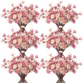 XunYee 60 Pcs Dusty Rose Artificial Ranunculus Flowers Bulk Faux Ranunculus Bouquet Realistic Silk Pink Rose Flowers Decoration for Wedding, Home, DIY Bouquet, Centerpieces, Bridal Shower, Arrangement