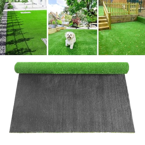 LVBAO Synthetic Artificial Grass Turf Outdoor Runner Rug 3FTX10FT (30 Square FT) Reusable Dog Pee Pads Potty Training Rug Grass Pet Carpet for Patio Garden Lawn Balcony Landscape with Drainage Holes - size: 3FTX10FT
