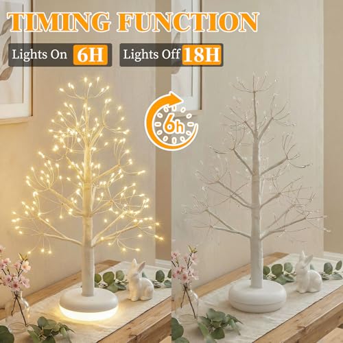 PEIDUO Small Christmas Tree with 136 Lights, 1.64 FT Rechargeable Artificial Trees with 6 Modes, Timer & Dimmable Control, Fairy Light Spirit Tree for Christmas Decorations Indoor Home Decor (2PK) - style: 2PK Christmas tree