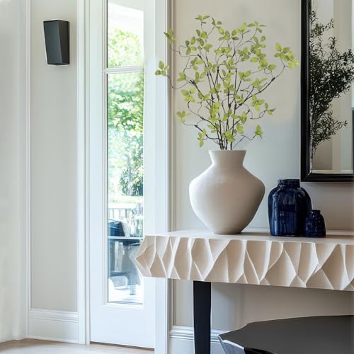CITYES 4 Pcs Artificial Greenery Stems Twigs and Branches for Vases 32.7" Faux Branches with Green Leaves Fake Ficus Twigs Plants for Vase Filler Home Party Wedding Garden Office Shop Decorations