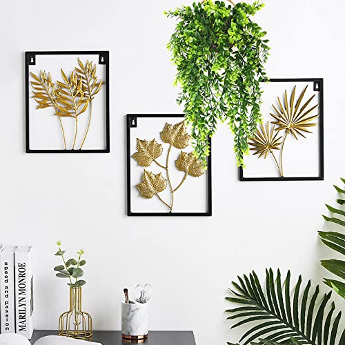 Artificial Hanging Plants, Green Leaves Fake Vines Decoration 4 Pack, Plastic Ivy Greenery Leaf Rattan Vine Houseplants for Wedding Indoor Outdoor Home Garden Wall Bedroom Wall Office Wedding Décor - color: Green Leaves Vine - 4pcs