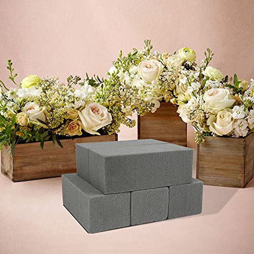 KIMOBER Floral Foam Bricks,Florist Foam Blocks for Flower Arrangement, Wedding,Party Decoration, Pack of 5 - color: 5pcs Dry