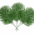 14Pcs Artificial Palm Leaves, 20.4" Outdoor Faux Palm Fronds Fake Tropical Palm Leaves For Palm Sunday Flower Arrangement Wedding Birthday Party Home Spring Summer Decor - size: 14 Pcs