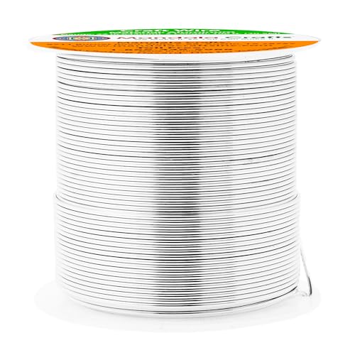 Mandala Crafts 22 Gauge Anodized Aluminum Craft Wire for Jewelry Making - 100 FT Colored Flexible Silver Tone Wire - Bendable for Bonsai Armature Crafting Sculpting - color: Silver, size: 22 Gauge