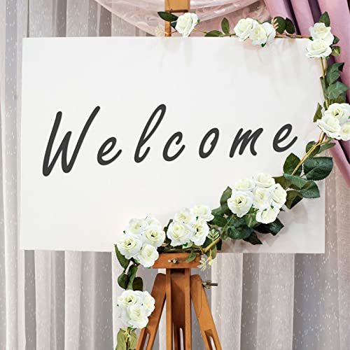 Yinsun 50pcs Mini Rose Artificial Flower Heads, 1.57” Real Looking Silk Rose for DIY Wedding Bouquets Bridal Shower Baby Shower Party Decoration (Ivory) - color: Ivory, size: 1.57 Inch