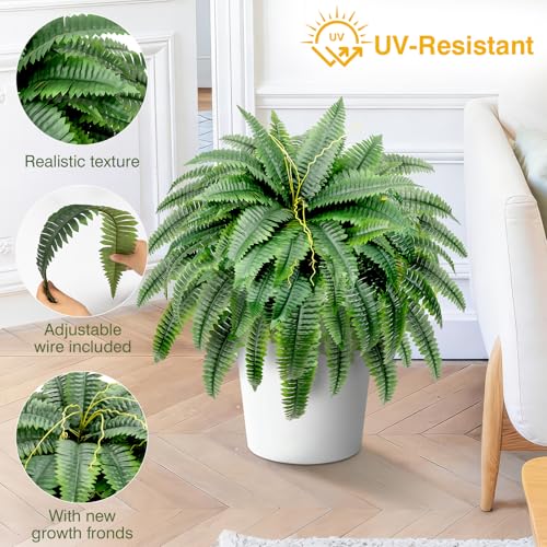 Artificial Boston Fern Bush -