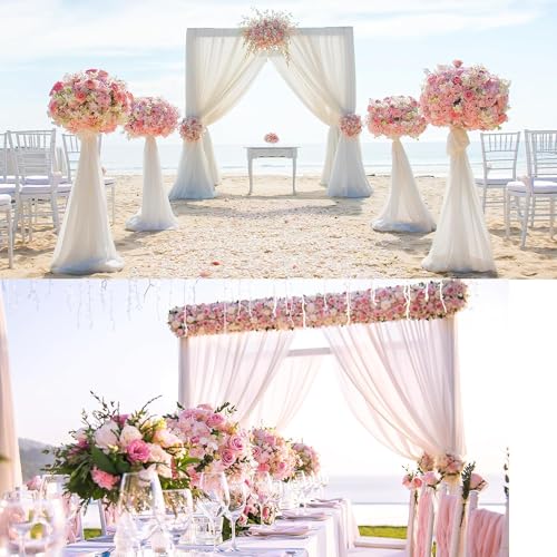 Sggvecsy Cherry Blossom Garland Artificial Cherry Flower Vines 2 Pack Hanging Silk Flowers Garland for Home Wedding Garden Party Arch Office Decor (Pink) - color: Pink, size: 2 Pack