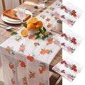 Mindsoft 3 Pcs Orange Cuties Table Runner, 10ft Tablecloth Little Cuties Baby Shower Decorations Gauze Embroidery Tulle Lace Runner Orange Fruit Decor for Table Wedding Birthday Bridal Baby Shower - style: Orange
