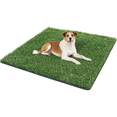 Dog Grass Pad,50.1x30.5In Fake Grass for Dogs,Artificial Grass Pee Pad for Puppies Potty Training Indoor Outdoor