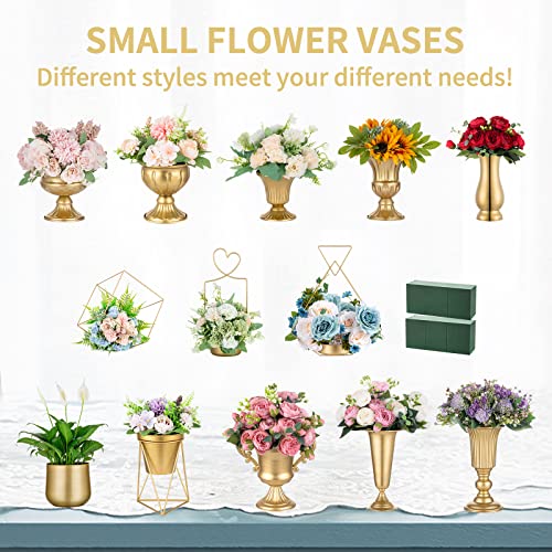 NUPTIO Flower Balls for Wedding Centerpieces - 6 Pcs 9.5 inch Diameter Fake Flower Ball Arrangement Bouquet Party Centerpieces for Tables - Dusty Rose Bouquet Centerpiece Flowers for Wedding Table | 6 Pcs 9.5 inch Artificial Rose Bouquet Arrangements for