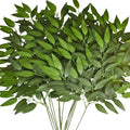12pcs Italian Ruscus Greenery Stems 23" Artificial Silk Greenery Spray for Wedding Arch Bouquet Filler Indoor Home Décor