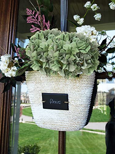 DILATATA 4 Pcs Dried Touch Hydrangeas Artificial Flowers 17" Tall Large Silk Hydrangea Stems Fake Hydrangea Arrangements for Home Office Table Centerpieces-Green Hydrangea - color: Dark Sea Green, size: 4PCS