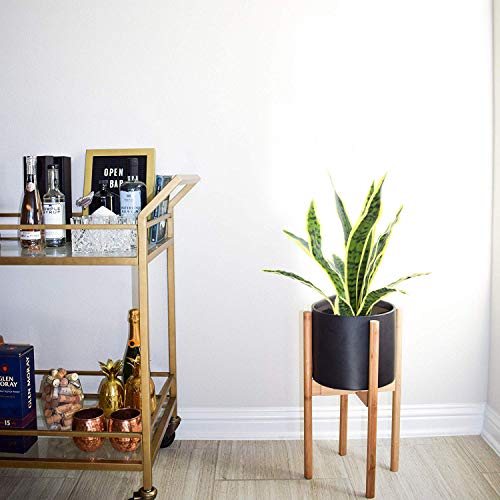 Beebel Artificial Snake Plant 22" Fake Sansevieria Potted Plants Plastic Greenery Perfect Faux Agave Plant for Home Garden Office Store Decoration - color: Yellow & Green