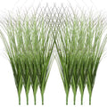 FOIMAS 12pcs Artificial Grass Plants,15.74" Faux Shrubs Wheat Grass Greenery Stems Fake Plants for Indoor Outdoor Home Decoration - size: 15.74