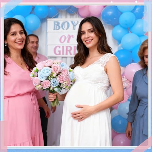 Geosar 8 Bundles Artificial Peonies Flowers Fake Silk Peony Bouquet Faux Peonies Flowers Bulk for Decoration Vase Floral Arrangements Wedding Party Table (Light Pink,Light Blue) - color: Light Pink, Light Blue