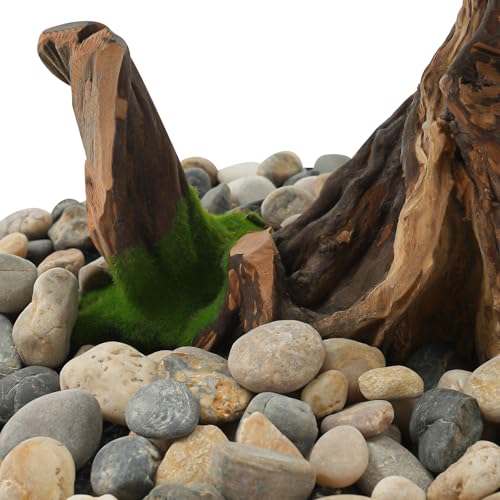 17.7 Inches Artificial Bonsai Tree Desktop Artificial Bonsai Pine Tree Indoor Fake Plants Decor with Metal Pots for Home Table Office Living Room Bedroom Desk Decorations, Green & Brown