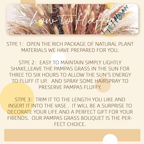 Bohemian Golden Wheat & Pampas Grass Bouquet – Warm Earthy Dried Floral Arrangement with Yellow Accents in Woven Vase (Mocha Tones) - color: Mocha Tones