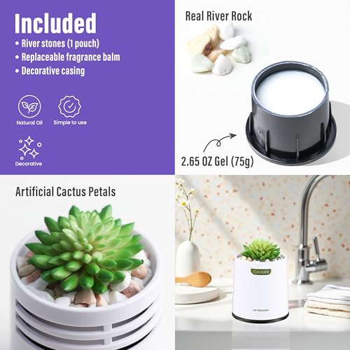 2 Pack Artificial Succulent Plants with Subtle Lavender, Faux Indoor Plants for Home Decor, Small Fake Plant for Bathroom, Bedroom, Office Decor, Aesthetic Room Accessories, Housewarming Gift - style: 2 Pack Lavender
