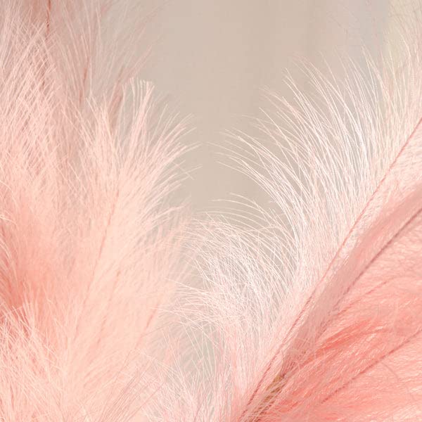 Tableclothsfactory 3 Stems | 44" Dusty Rose Artificial Pampas Grass Plant Sprays, Faux Branches Vase Flower Arrangement - color: Dusty Rose