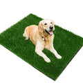 Grass Pad for Dogs 39.3 x 19.7 inches, Fast-Drain Soft and Artificial Grass for Pets Potty Training, Easy to Clean Fake Grass for Dog Indoor Outdoor Use (1 Pack) - size: 39.4x19.7 Inch