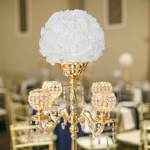 200pcs White Artificial Foam Rose Flower Head, 3-Inch Fake Flower Heads Stemless Flowers for DIY Crafts,Wedding Bouquets Centerpieces Arrangements Party Baby Shower Home Decor (White) - color: White, size: 200PCS