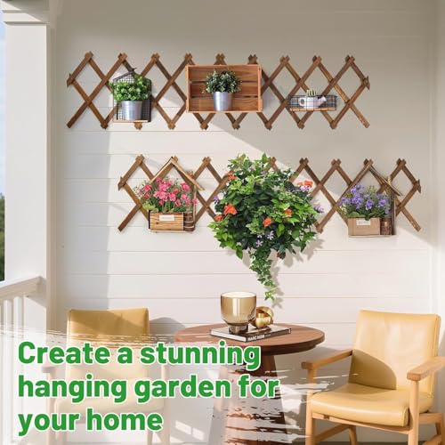 4Packs 13x78in Expandable Wood Wall Trellis for Climbing Plants Outdoor - Lattice Panels for Outside Indoor Balcony Patio Garden, Ideal for Ivy, Vines, Clematis, Roses - style: 4 packs