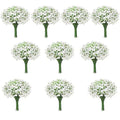 200Pcs Babys Breath Artificial Flowers-Gypsophila Babys Breath Flowers Artificial Bulk-White Real Touch Fake Flowers for Wedding Home Garden Decor - size: 200 Pcs