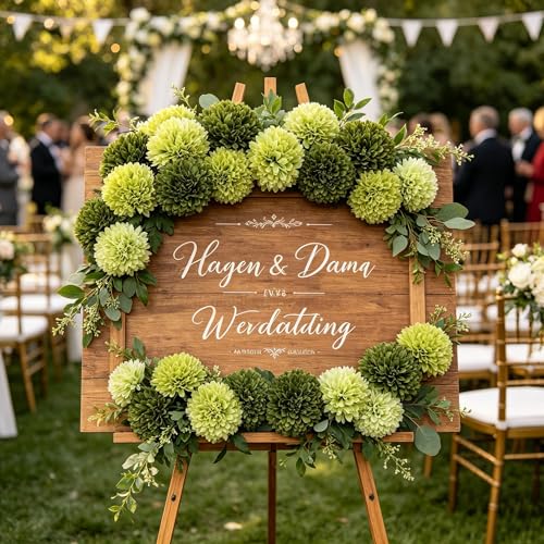 Kimura's Cabin 20Pcs Green Chrysanthemum Artificial Flowers Fake Silk Mums Flower with Stem Balls Flowers for Wedding Bouquets Arrangements St Patricks Day Home Garden Table Centerpieces DIY Decor - color: Grass Green