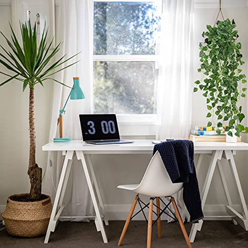 Uieke 2Pcs Fake Plants for Outside Fake Plant Decor 3.1ft Artificial Hanging Plants Fake Ivy Vine Faux Greenery Vine Plant for Home Room Wall Pot Hanging Planter Indoor Outdoor Décor - color: Green Radish