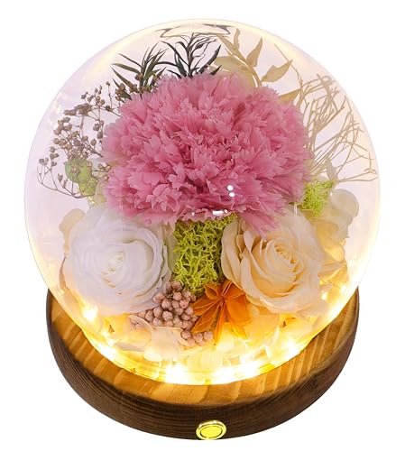 Valley of Rain & Forest Long-Lasting Real Flowers, Unique Floral Gift for You to Send Love for All Occasions, for Indoor Decoration (Pink Carnation, White & Yellow Roses arrangement) - color: Pink Carnation, White Rose, Yellow-Champagne Rose