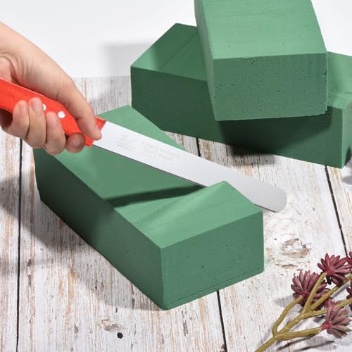 PATIKIL Floral Foam Knife, 2 Pcs 48 x 3.1CM Florist Professional Cutting Knife for Flower Foam Block Cake, Wooden Handle - size: 48 x 3.1CM