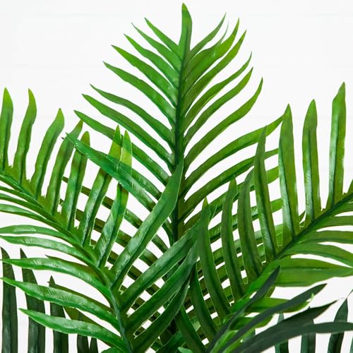 Nearly Natural 3ft UV Resistant Artificial Double Robellini Palm Tree - Indoor/Outdoor