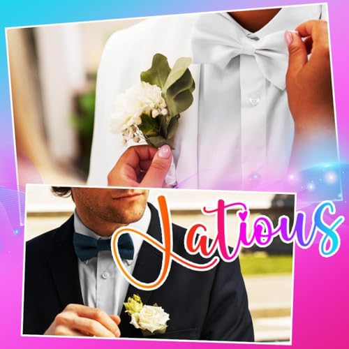 Bride Wedding Rose Boutonniere Men's Flower Buttonholes Groomsmans Prom Suit Decoration for Men (Pink) - color: Pink