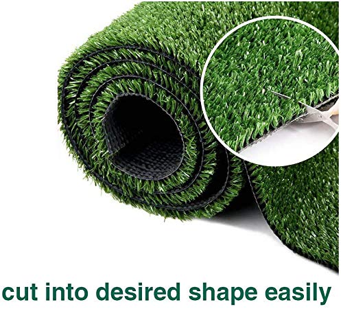 LITA Artificial Grass Turf Lawn 1 Feet x 23 Feet, 0.4" Pile Height Indoor Outdoor Rugs Synthetic Grass Mat Fake Grass - size: 1x23 Feet