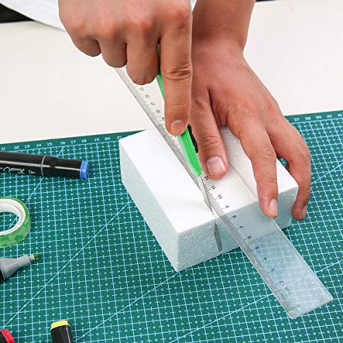 Crafare 4X4X2 Inch Craft Foam Blocks 12 Pack Polystyrene Foam Square Blocks for School Art Modeling Projects Sculptures,Floral Arrangements Wedding Table Centerpieces - size: 4x4x2inch 12pcs