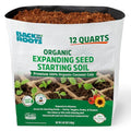 Back to The Roots Organic Seed Starting, Compressed Block expands to 12 Quarts, Made for Herbs, Veggies, Flowers - size: 12 Quart, style: Seed Starting Mix