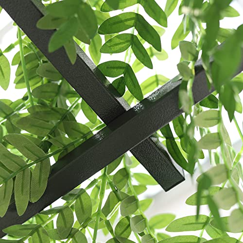 Outsunny 82'' Decorative Metal Garden Trellis Arch with Durable Steel Tubing & Elegant Scrollwork, Perfect for Weddings
