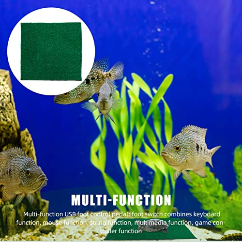 Fish Tank Artificial Turf Mat Simulation Grass for Turtle Basking Area Home Landscaping Decor Fake Grass for Aquariums and Flowerpots - size: 12" x 12" (Runner)