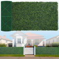 Artificial Boxwood Roll, 40x160 in(44 sqft) UV-Anti Faux Ivy Grass Wall Backdrop for Balcony Privacy, Fake Greenery Wall Decor for Garden, Patio, Backyard - size: 40x160inch
