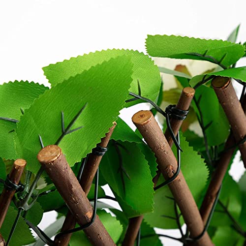 DOEWORKS Expandable Fence Privacy Screen for Balcony Patio Outdoor, 1PC Faux Ivy Fencing Panel for Backdrop Garden Backyard Home Decorations