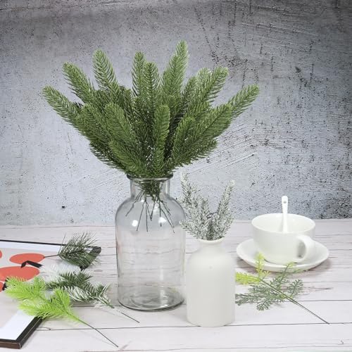 PATIKIL 13" Artificial Bamboo Leaves, 20Pcs Faux Bamboo Leaves Fake Greenery Leaf for Home Hotel Office Decoration, Green