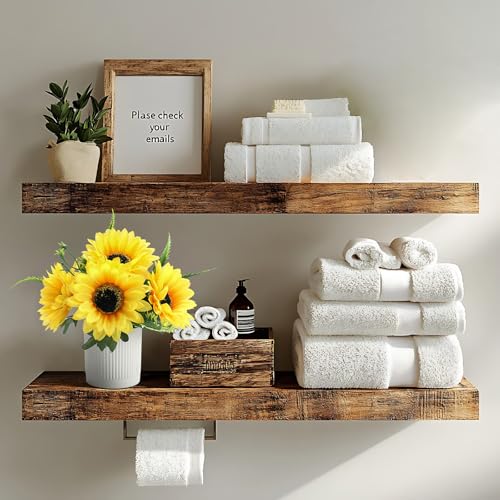 Coferset Sunflower Potted Artificial Flowers Small Fake Plant Yellow Sunflower Small Artificial Plants for Home Office Farmhouse Coffee Table Bathroom Wedding Party Decor(2PCS)