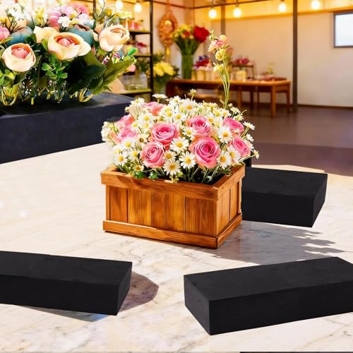 12 Piece Reusable Floral Foam Blocks, 11.8 x 4.7 x 2 Inch, Water Resistant, for Artificial Flower Arrangements, Outdoor Planters, Wedding Decor (12, 11.8 x 4.7 x 2) - size: 11.8 x 4.7 x 2